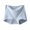 Blue, variant on Womens High Rise Seamless Briefs Crisscross Stitching V Cut Waist Tummy Control Underwear Women
