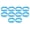 Blue, variant on M Buder 10Pcs Goat Collar Sheep Identification Bands Livestock Marking Ring PU Leather Farming Equipment Supplies for Animal Tracking Safety 13.8 inches / 35 cm Red