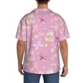 thumbnail image 7 of Goofa Butterfly 1 Printed Men's Casual Short-sleeved Shirt,Lightweight Breathable Button-down,Summer Casual men's top,Versatile Fashion shirt-Medium, 7 of 7