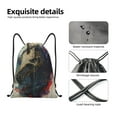 thumbnail image 4 of Balery Colorful Ink Cute Horse Pattern Drawstring Backpack Bag Sport Gym Sackpack Cinch Bags Pattern Drawstring Backpack Bag Sport Gym Sackpack Cinch Bags -Small, 4 of 6