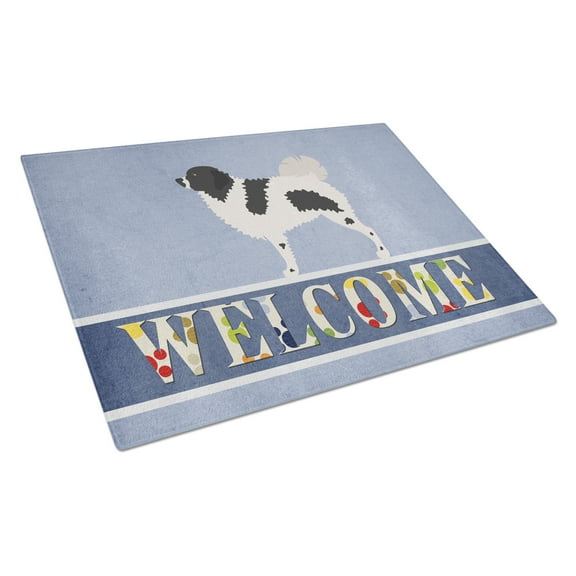 Caroline's Treasures Wetterhoun Frisian Water Dog Glass Cutting Board Large