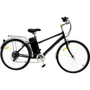 Angle View: Coast Smart Ride Electric Bicycle, Matte Black