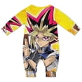 thumbnail image 2 of Yu-Gi-Oh Anime Baby Rompers One-Piece Long Sleeve Jumpsuit Bodysuits Newborn Infant Toddler Outfit Kid Clothes Sets, 2 of 8