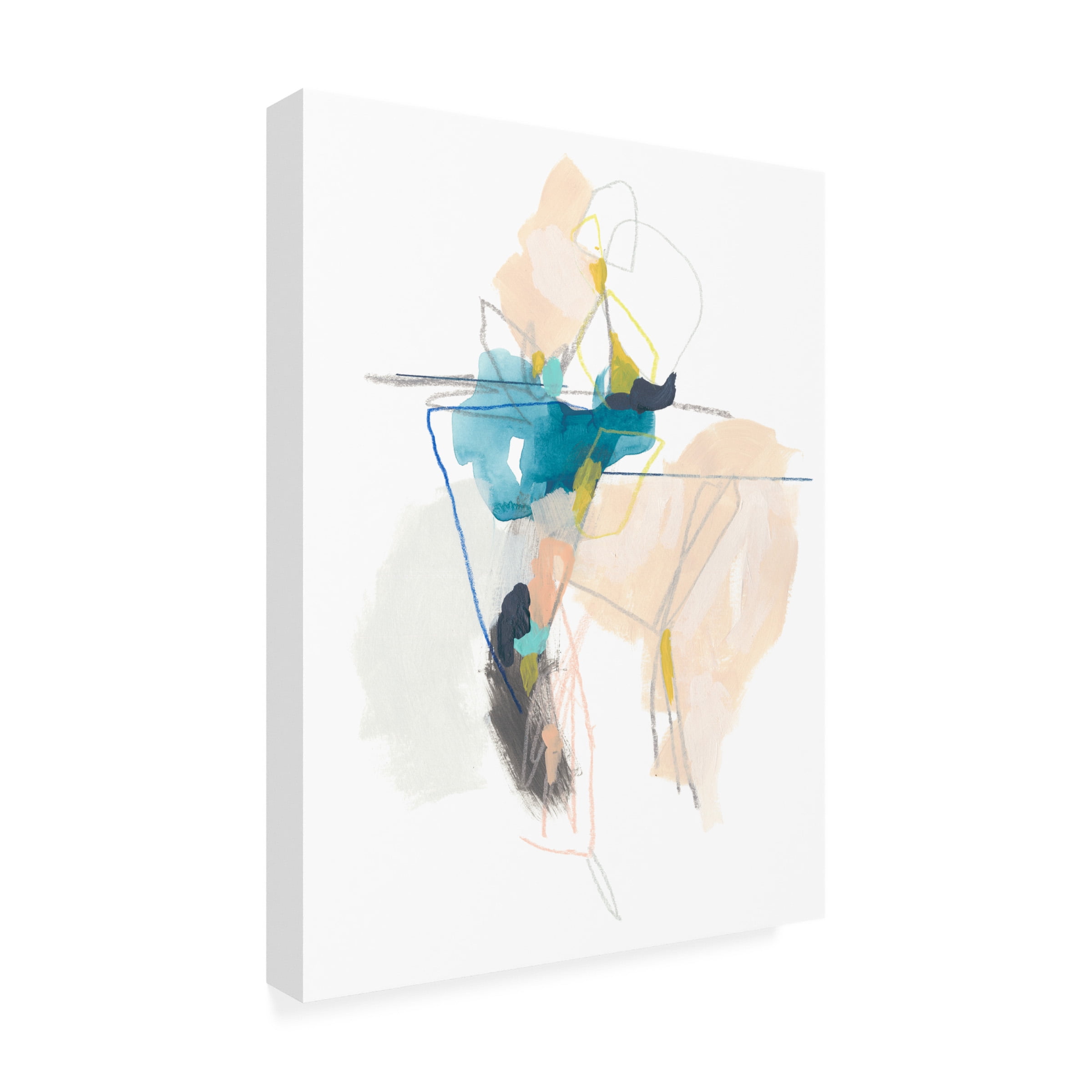 June Erica Vess 'Static Energy I' Canvas Art