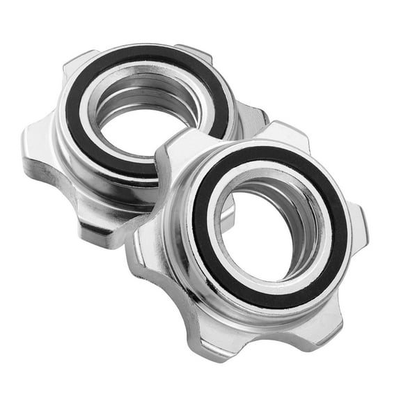 Raindrops 2Pcs Nut Dumbbell Weight Screw Anti Slip for Weight Lifting 6.00X6.00X1.50cm