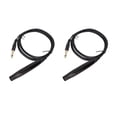 thumbnail image 3 of 2 cables de clip para tatuaje de 5,9 pies, interfaz RAC, cable de clip de tatuaje de silicona de cobre profesional, color negro, 3 of 14