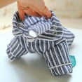 thumbnail image 6 of Soft Sleeping Breathable Clothing Puppy Dog Pajamas Cat Costume Shirt Pet Clothes PINK S, 6 of 8