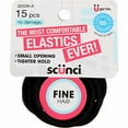 thumbnail image 4 of Scunci Black Fine Hair Elastics (Pack of 20), 4 of 8