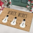 thumbnail image 2 of Holiday Welcome Doormat with Festive Copywriting – Polyester Door Mat for Christmas Entryway – Seasonal Welcome Mat for Indoor and Outdoor Use,A, 2 of 9