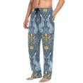 thumbnail image 2 of FORMRS Mens Pajama Pants with Pockets Cotton Sleepwear Lounge Bottoms Sizes S-2XL, Yellow Forest Pattern, 2 of 7