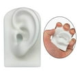 thumbnail image 4 of destyer Silicone Soft Ear Model Teaching tools Apprenti Présentoir Accessoires gel Mannequin Blanc, 4 of 9
