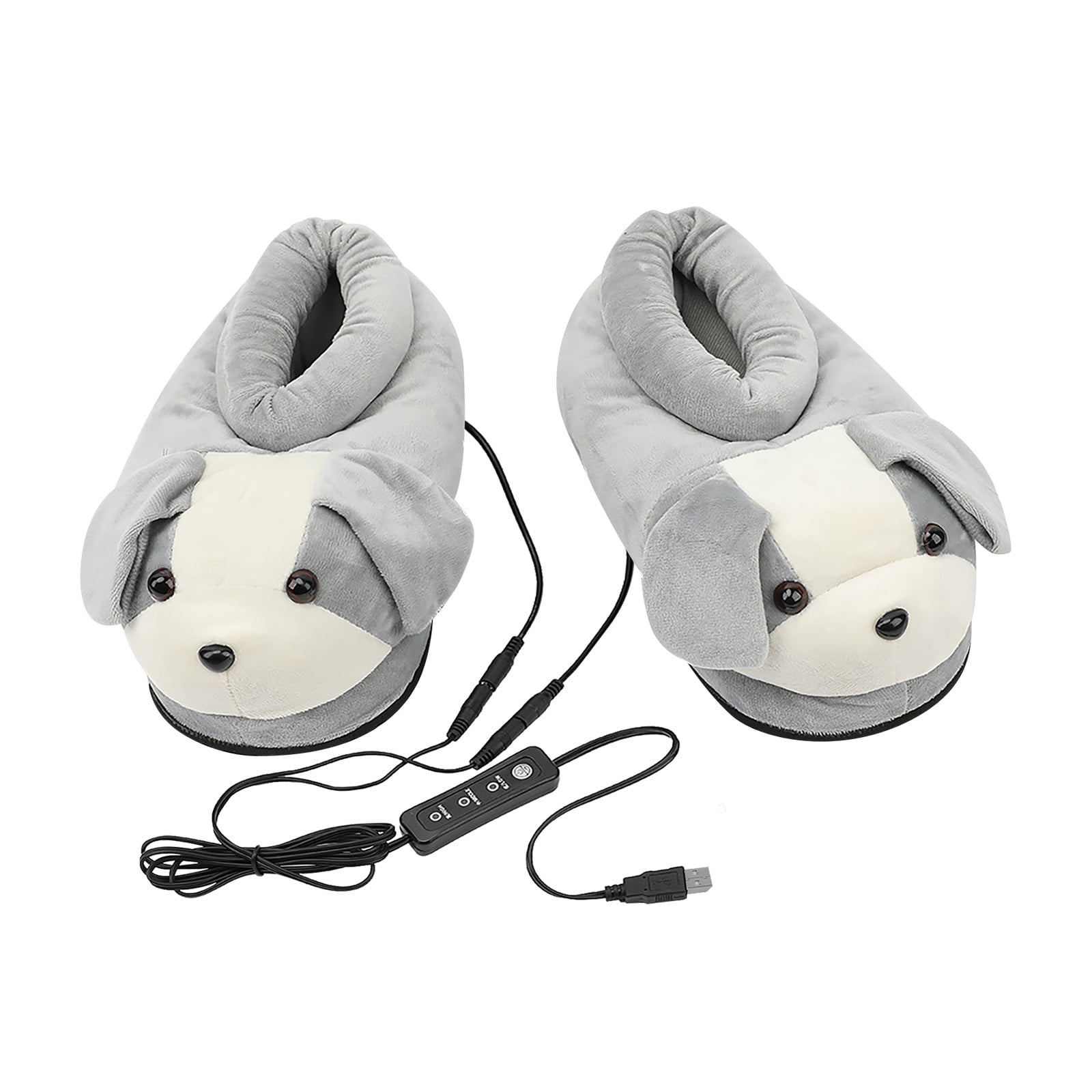 Usb Heating Foot Warmer Plush Electric Shoes Winter Foot Warmer 3 Speed