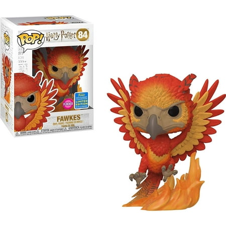 Funko POP! Harry Potter - Fawkes (Flocked) #84 - 2019 SDCC Shared
