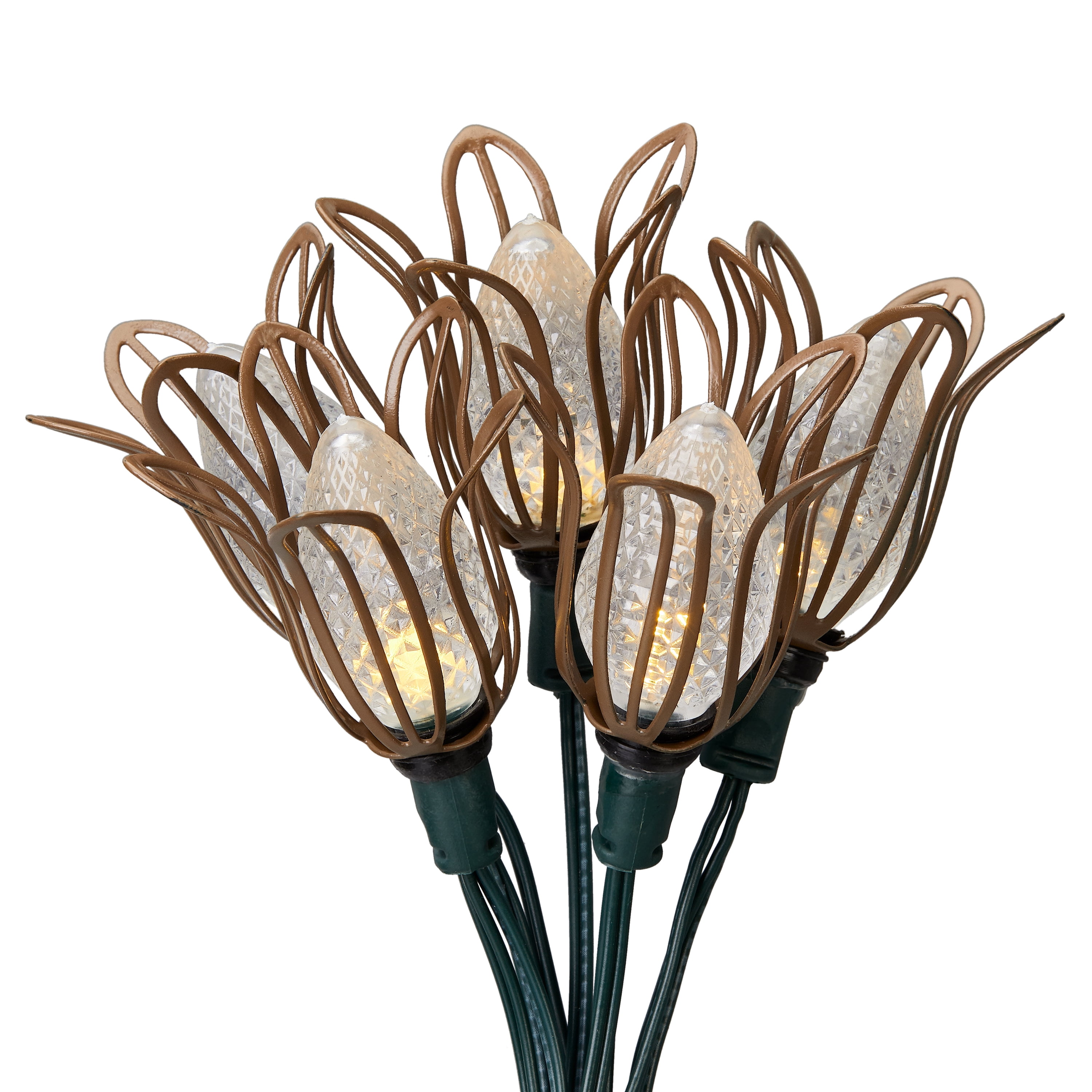 Mainstays SolarPowered White LED Tulip String Lights