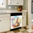 thumbnail image 3 of Cute Easter bunny Butterfly Dishwasher Magnet Cover Decorative Sticker for Home Cabinet Kitchen 23" x26", 3 of 5