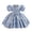 Sky Blue, variant on TBWNWG Flower Girl Dresses For Baby Girls Party Dresses Toddler Puff Sleeve Pageant Dress With Bowknot,Size 5-6 Years