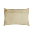 thumbnail image 4 of The HomeCentric Decorative Gold & Brown Pack of 2, 12"x26" (30x65 cm) Lumbar Pillow Cover, Linen Beaded, Sequins & Embroidery Oblong Pillow, Abstract Pattern Modern Style - Casting A Glow, 4 of 4