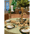 thumbnail image 4 of 7 PCS Gold Safari Animal Birthday Centerpiece Jungle Animals Cake Decoration Jungle Party Safari Centerpiece Safari Baby Shower Decoration Jungle Baby Shower Decoration, 4 of 7