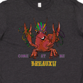 thumbnail image 4 of Inktastic Mardi Gras Come at Me Breaux Crayfish Youth T-Shirt, 4 of 5
