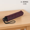 thumbnail image 7 of Knirps A.050 Cone Bordeaux Manual Open Close Travel Rain Umbrella for Adults – Ultra Lightweight, Compact Windproof 38.5" Water Resistant Canopy, Steel Aluminum Frame, Travel Case Included, 7 of 7