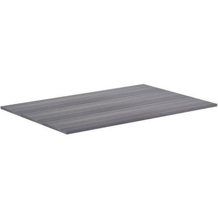 UPC: 0035255162586 | Lorell Revelance Conference Rectangular Tabletop 71.6  x 47.3  x 1  x 1  – Material: Laminate  Polyvinyl Chloride (PVC) Edge  Particleboard Table Top – Finish: Weathered Charcoal