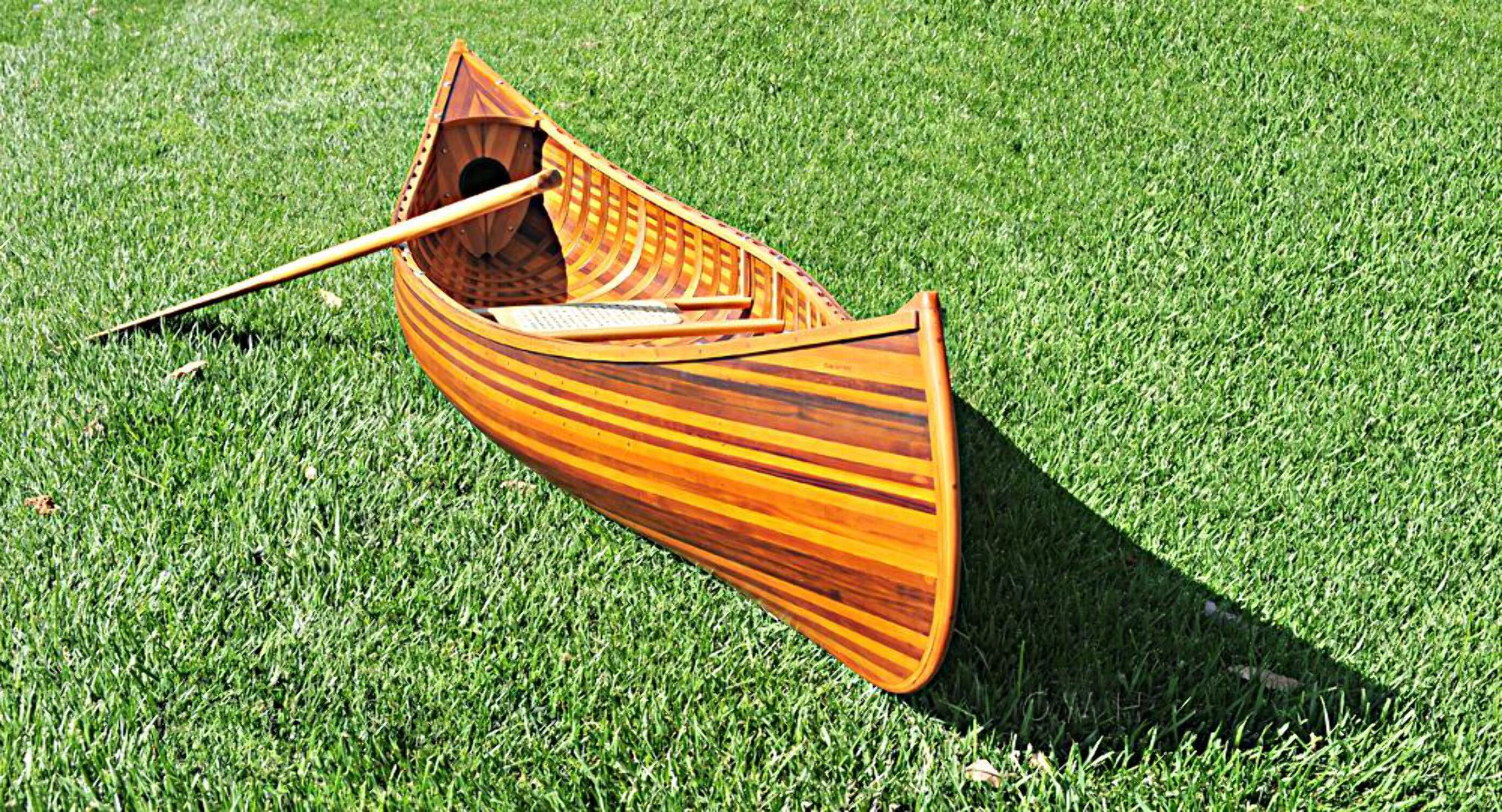 Canoe With Ribs Curved Bow Matte Finish 10 Feet