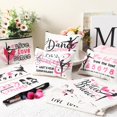 thumbnail image 4 of Bolsas de maquillaje de lona para mujer Dancer Appreciation Gifts, 30 unidades, 4 of 6