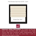 thumbnail image 2 of Arlo Blinds Cordless Fabric Roman Shades Light Filtering with backing, Color: Ivory, Size: 33.5"W x 60"H, 2 of 6