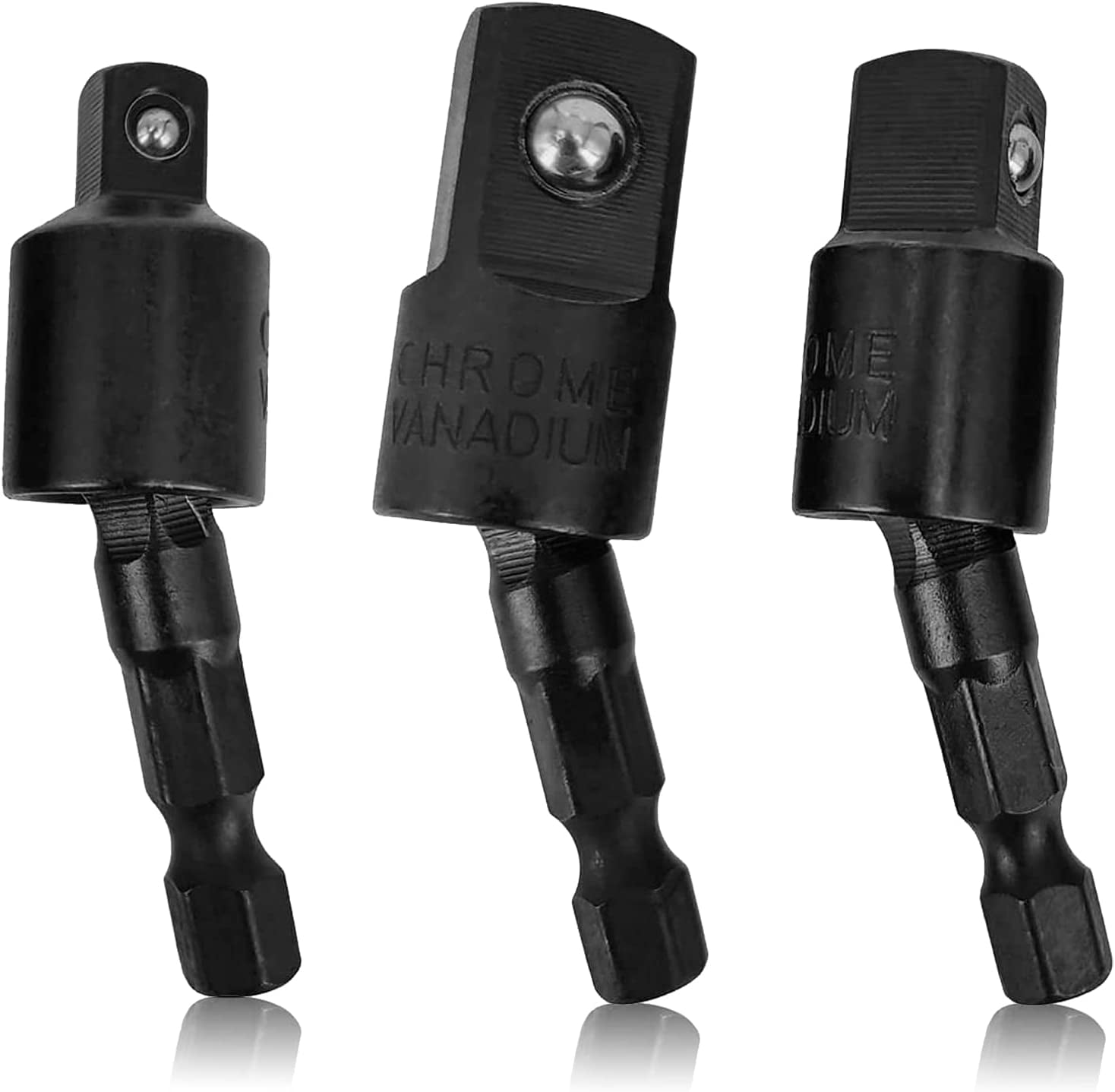 Power Drill Sockets Adapter, 360 Degree Rotatable Universal Joint