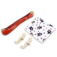 thumbnail image 1 of Lishi Wooden Shoulder Rest for 3/4 4/4 Violin - Sponge Surface - Music Instrument Accessory, 1 of 15