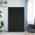 thumbnail image 6 of Bathroom Storage Cabinet, Freestanding Wooden Floor Cabinet with Adjustable Shelf and Double Door, Modern Wood Storage Cabinet for Bathroom, 6 of 8