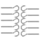 thumbnail image 1 of Gancho de taza ANGGREK Colgador de Tornillo de Acero Inoxidable 10PCS, 1 of 8