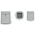 thumbnail image 3 of Townew T02B GRAY 4.4 gal Self-Cleaning & Changing Smart Trash Can with Automatic Open Lid - Gray, 3 of 3