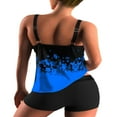 thumbnail image 3 of Plus Size Swimsuits for Women Two Piece Tankini Top Boyshort Bathing Suits Tummy Control Swimwear, 3 of 6