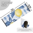 thumbnail image 5 of Yayeee Runner Rug for Bedroom 2'x6' Machine Washable Hallway Non Slip Mat, Light Blue Lemon, 5 of 8
