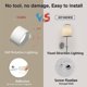 thumbnail image 3 of Vägglampa USB , uppladdningsbart USB-batteri vägglampa, varmt/naturligt/vitt ljus, 3 ljusstyrkanivåer, pekkontroll White-hao, 3 of 5
