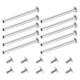 thumbnail image 3 of 10 juegos de remaches y tuercas para ventiladores de mano plegables, kit de reparación de eje de ventiladores de mano, sujetadores de repuesto plateados, 3 of 5