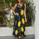 thumbnail image 2 of Delicious Lemon Vestido Sin Mangas Para Mujer, Traje De, Ropa De Cumpleaños, Verano, 2 of 5