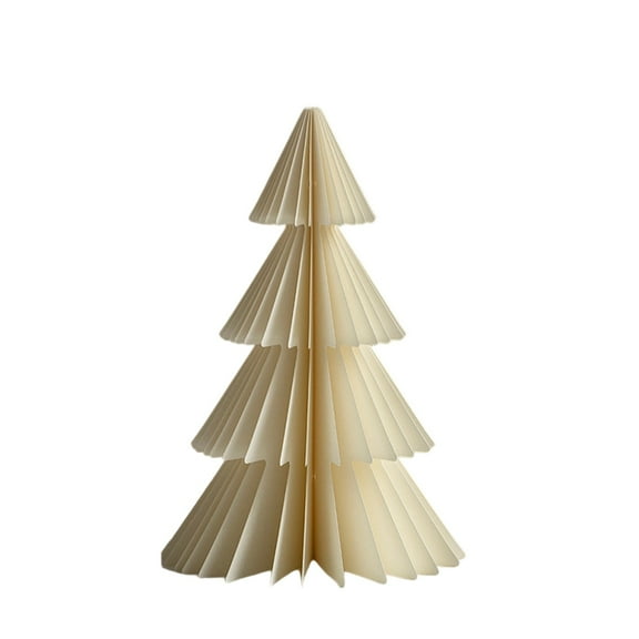 Christmas Minimalist 3D Paper Trees Ornament, Modern Christmas Tree Honeycomb Statue Foldable Home Tabletop Centerpiece Decoration