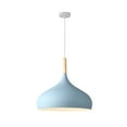 thumbnail image 1 of Wood Metal Colorful Pendant Lamp, Creative Ceiling Pendant Light Fixture, Modern Pendant Lighting, Farmhouse Pendant Light for Over Kitchen Island Dining Room Table Bar Entrance Cafe, 1 of 7