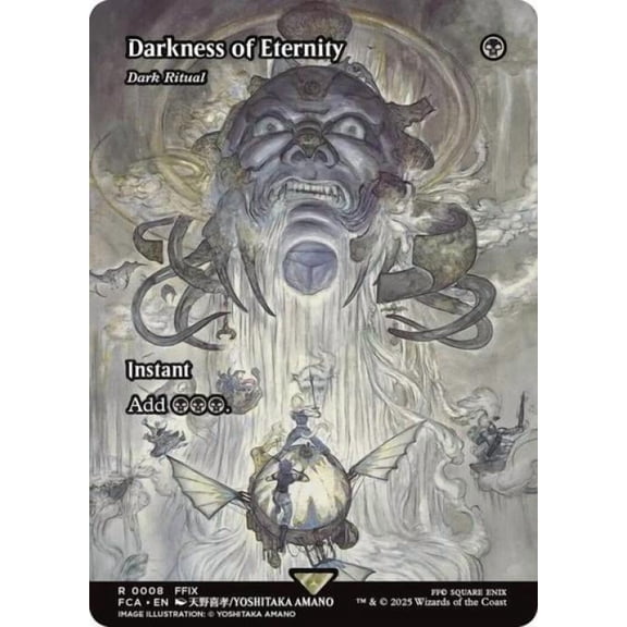 Magic the Gathering - Universes Beyond: FINAL FANTASY: Through the Ages - Darkness of Eternity - Dark Ritual (Showcase) Near Mint