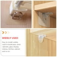 thumbnail image 2 of Shisuyan 20pcs Wardrobe Partition Support Pegs Nail-free Seamless Brackets (Transparent), 2 of 9