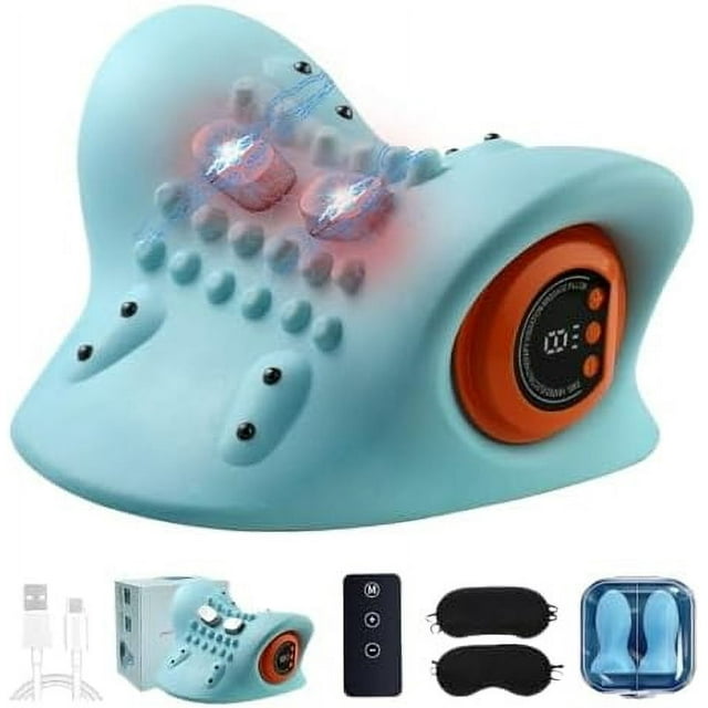 Hugterra Neck Massager, Hugterra Massager With Heat, Portable Shiatsu Neck And Back Massager, Hugterra Therapist Neck Massager, 26° Angle Hugterra Neck Stretcher For Pain Relief Deep Tissue (1pcs)