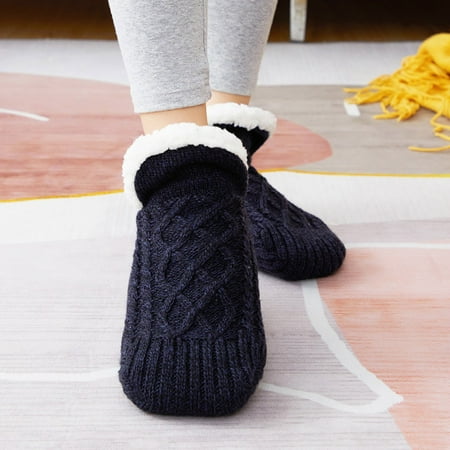 

YOHOME Clearance 2024 Room Decor New Woven and Velvet Indoor Socks Slippers Bye To Numbness Pain and Swelling Velvet Indoor Socks Slippers Christmas Gifts