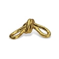 thumbnail image 2 of Contemporary Home Living Handmade Knot Cast Iron Decoration - 6" - Gold Finish, 2 of 7