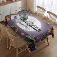 thumbnail image 2 of Happy Halloween Table Cloth Wrinkle Resistant Washable Tablecolths Table Covers Horror Pumpkin Ghost Rectangle Table Cloths for Halloween Birthday Wedding Graduation, 2 of 5