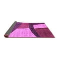 thumbnail image 2 of Ahgly Company Indoor Rectangle Abstract Purple Modern Area Rugs, 6' x 9', 2 of 4