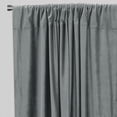 thumbnail image 5 of Rodeo Home  Tuscan Luxury Solid Velvet Curtain Panels (Set of 2) - 54" x 96" Canary, 5 of 5