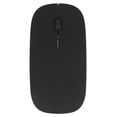 thumbnail image 1 of Mouse, High Sensitivity Ergonomic Mouse Mute Click 2.4GHz  Connection Matte Appearance Optical Tracking  for Home for Office for Internet Cafe Silver Glossy,Black Matte, 1 of 8