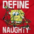 thumbnail image 3 of SpongeBob Christmas Define Naughty Baby Romper Boys or Girls, 3 of 6